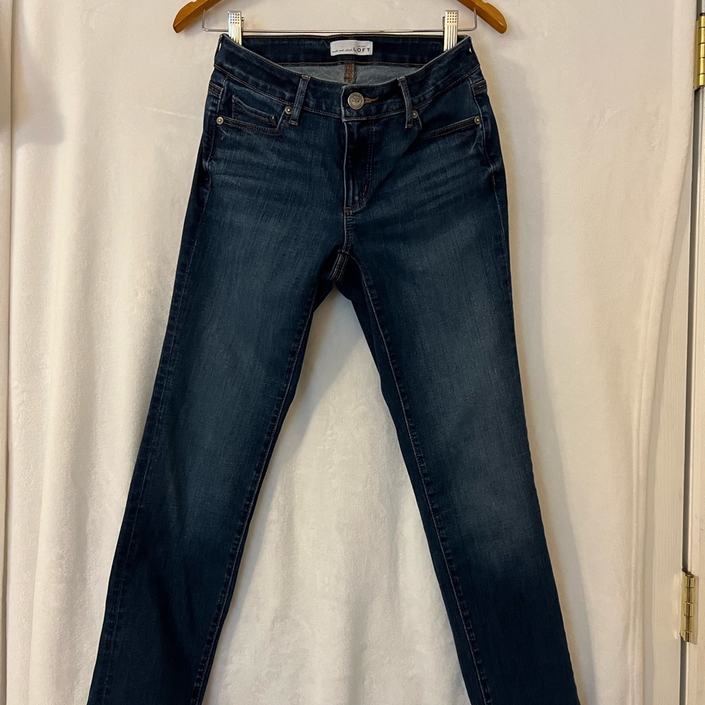 Ann Taylor Loft 2/26 curvy straight jeans